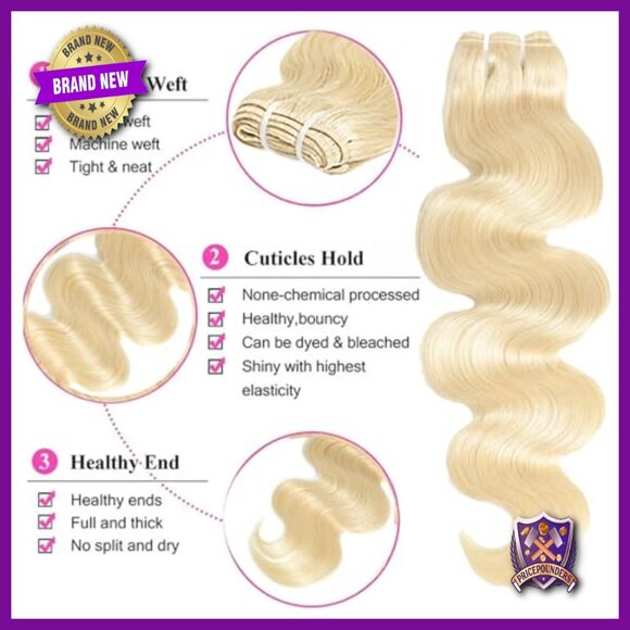 18 Inch Human Hair Bundle Body Wave 100g Virgin Brazilian Hair Extensions